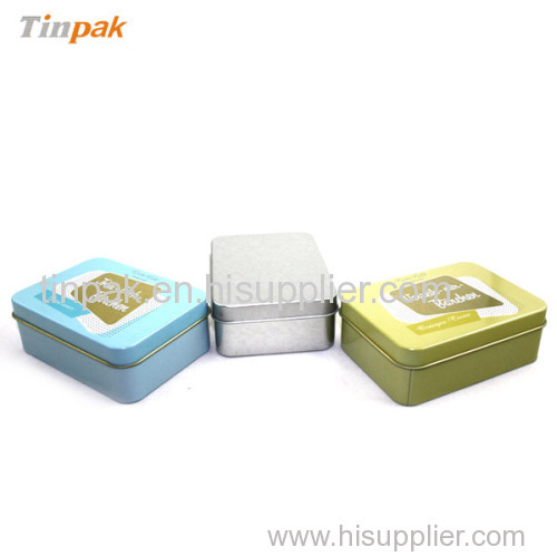 new design soap packaging tin box factory