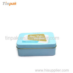 new design soap packaging tin box factory