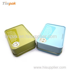 new design soap packaging tin box factory