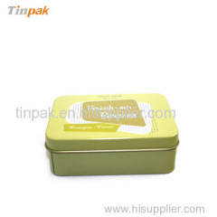 new design soap packaging tin box factory