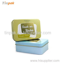 new design soap packaging tin box factory