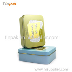 new design soap packaging tin box factory