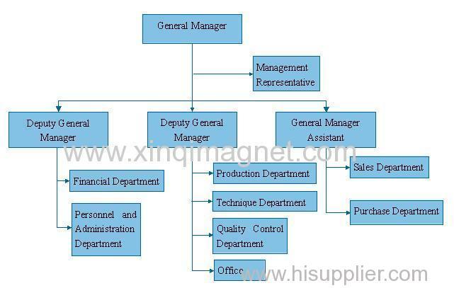 Our company's Organizational Chart