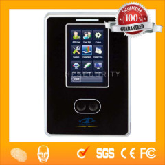 Ergonomic Design Face Biometric Punch Card Attendance Machine