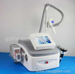 (CRYO+CAVI+RF+LASER 4 in 1) vacuum cryotherapy slimming machine