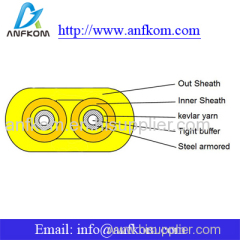 Flat Armored Cable Fiber Optic