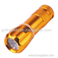 9 LED colorful mini aluminium LED Torch