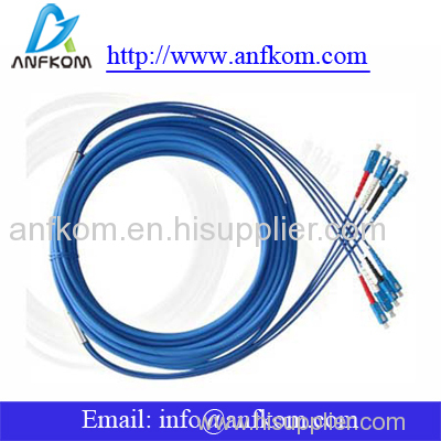 Armored optic fiber patchcord fiber optic