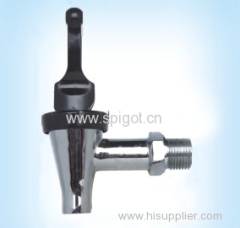 Beverage dispenser plastic spigot Chrome Plated