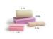 Rose Pink Natural Body Soaps Bar With Bulge Flow Line For Stars Hotel