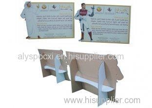 Supermarket cardboard standee, standee display