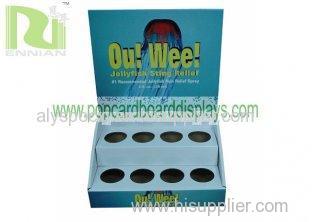 Medicine or Cosmetic Cardboard Counter Displays storage boxes with matt lamination