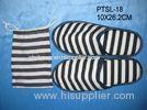 Hotel slippers, Special designed UnderShirt Cloth Zebra Stripes Slippers for Star Hotels