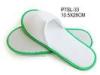Polyester Terry Cloth Disposable Hotel Slippers , Womens Open Toe Slippers