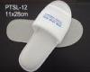 Polyester Velour Disposable Hotel Slippers Opened Toe With 5mm EVA Sole