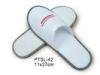 Anti-Slipping Closed Toe Disposable Hotel Slippers Of Pulled Hair Fabric