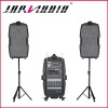 Portable speakers/plastic speakers/one mixer with two speakers