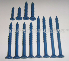 Concrete Screws TapCon Type Philips Flat Head Blue Threaded down to the point
