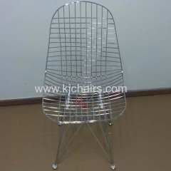 diamond Steel Wire Chair