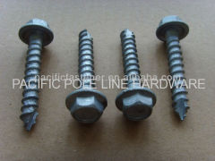 HEX FLANGE WOODSCREW HOT DIPPED GALVANIZED GRADE 8.8