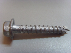 HEX FLANGE WOODSCREW HOT DIPPED GALVANIZED GRADE 8.8