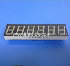 Ultra Red Custom 6 Digit 14.2mm 7 Segment LED Display for weighing scale indicators