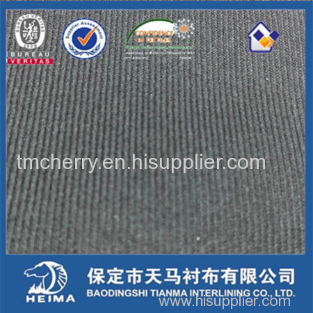 WOVEN FUSIBLE INTERLINING DOUBLE COATING FABRIC