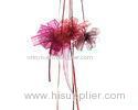 Basketry DIY 5cm colorful lace with metallic pull bowkont flower for decoration