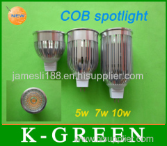 High Lumen Dc12v Cob LED Spotlight With LED Lens