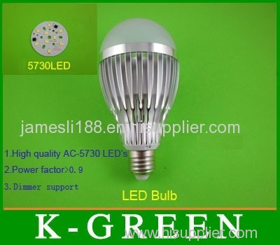 220v 5730 3w 5w 7w 9w 12w LED Bulb Lamp