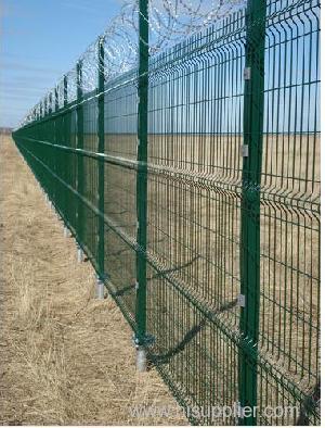 Profiled Welded Mesh Fencing Crime Prevention fencing