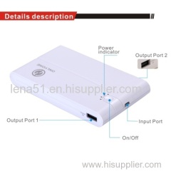 8000mAh new design External power bank