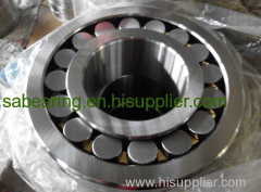 Spherical roller bearing with brass cage