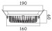 30W 0-100% dimmable Recessed LED Downlight (6Inch or 8Inch)