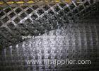 Tensile Strength Glass Fiber Geogrid For Railway Foundation , Grey