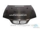 Automobile Carbon Fiber Wrap Hood / Bonnet For BMW E46 M Style Body Kits