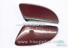 Full Replacement Red Carbon Fiber Mirror Covers For Volkswagen Passt CC 2009 - 2013