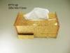 Golden Napkin Acrylic Display Box / Restaurant Napkin Dispenser ODM OEM