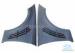 Custom Fiberglass Fenders For Mercedes Benz C - Class W204 C180 C200 C260