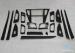 2009 - 2011 Carbon Fiber Subaru Legacy Interior Parts For Vehicle Accessories