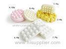 Natural Body Massage Soap Customized Shapes , Flower Petal Formulations