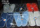 Hotel slippers, Colorful Non - woven Slippers 28 x11cm, Closed Toe, 3mm Sole, high quality
