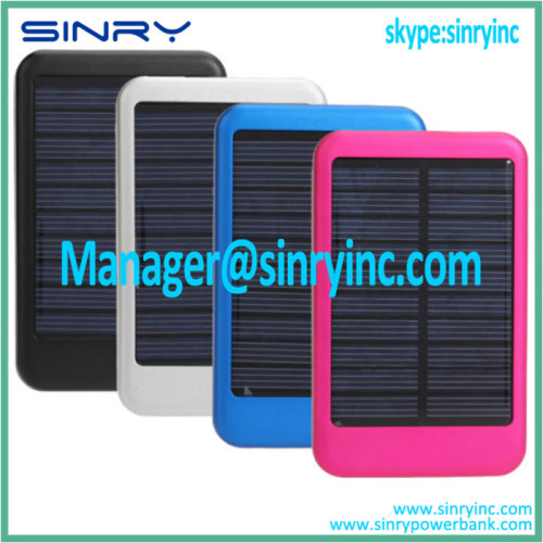 Environmental protection Solar Power Bank Charger for Tablet PC SC02