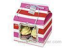 Environmental Cupcake Recycled Paper Boxes Trays Insert , Glossy Lamination