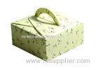 Empty Portable Matt Lamination Eco-friendly Paper Cake Packing Box