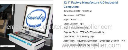 12.1" Factory Manufacture AIO Industrial Computers