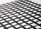 80KN/M Black Fiberglass Geogrid with High Strength for Retaining Wall