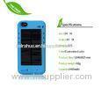 Convenient iPhone 4 / 4S red Blue Solar Iphone Charger Case for Travel