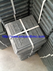 Light weight and strong strength GRP composite material square manhole cover