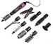 Hot-sale hair dryer with comb / ionic / dual voltage / nine attachmet
